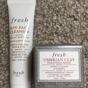 Fresh Soy Face Cleanser and Umbrian Mask